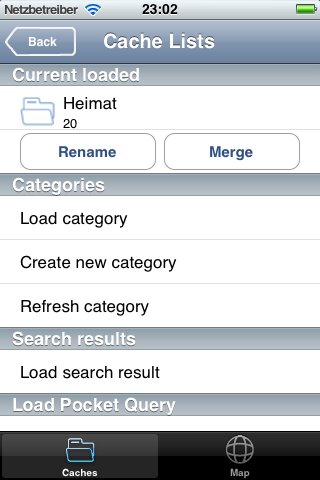 Preview Cache List