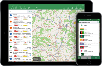 Vector maps on iPad and iPhone Vector maps on iPad and iPhone